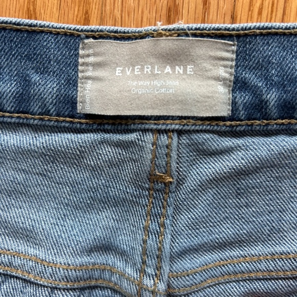 Everlane Way High Jean, mid-wash denim, Size 32L - Picture 3 of 5